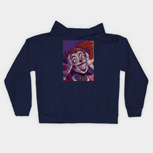 Baby from FNaF Kids Hoodie by mmorrisonn33